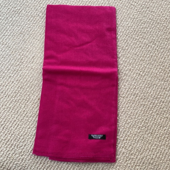 New Exclusive Cashmere Scarf Wrap Made in Nepal Pink - Picture 2 of 5